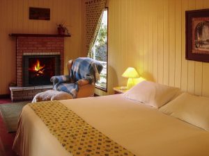 Kamin im Schlafzimmer