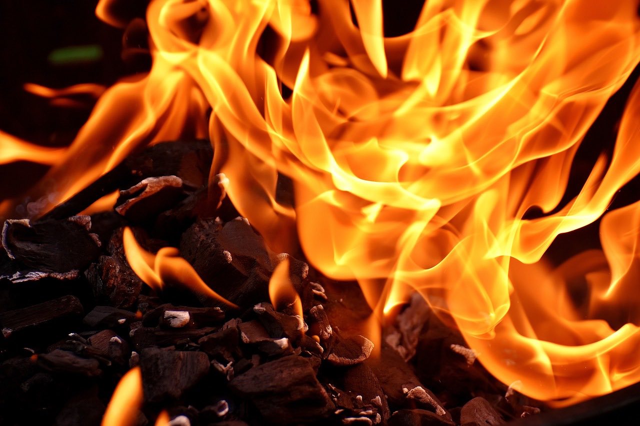 Kamine können Brand verursachen
